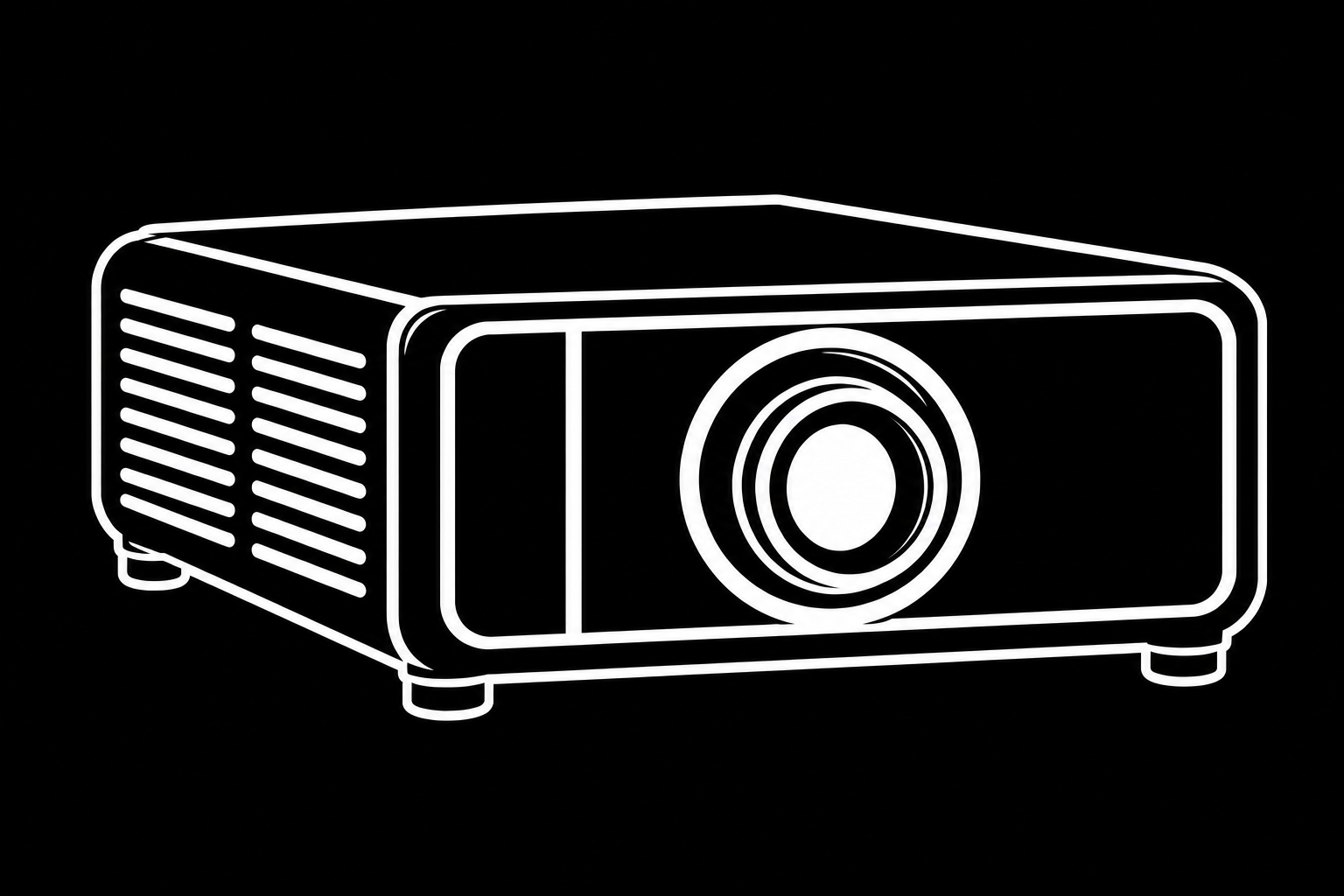 Projector voor videotechniek